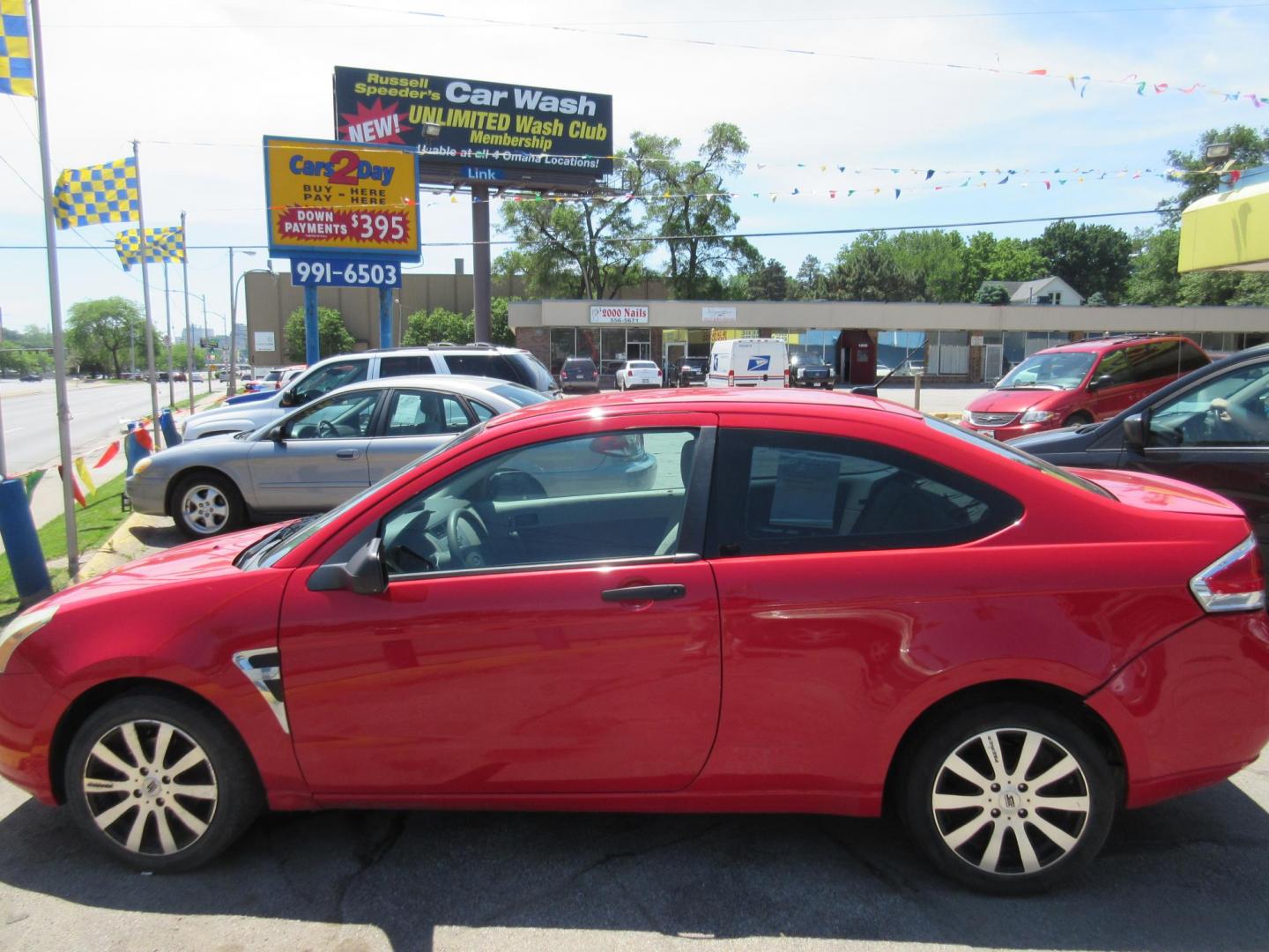 2008 Ford Focus SES Coupe (1FAHP33N18W) with an 2.0L L4 DOHC 16V engine, located at 1020 NW Radial Hwy, Omaha, NE, 68132, (402) 991-6503, 41.269718, -95.983231 - Photo#0